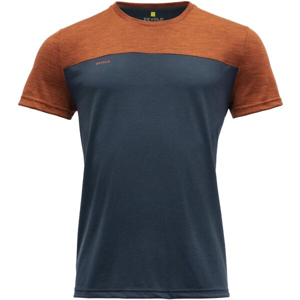Devold NORANG MERINO 150 Мъжка тениска, тъмносин, размер