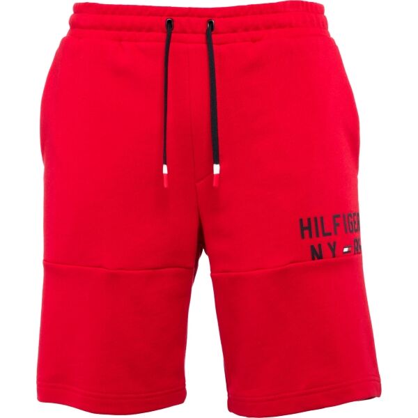 Tommy Hilfiger GRAPHIC SWEATSHORT Мъжки шорти, червено, Veľkosť XL