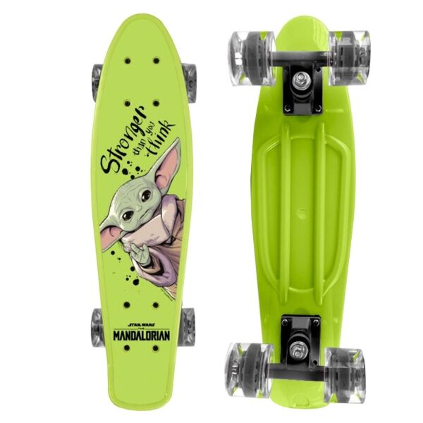 Disney GROGU Skateboard, Hellgrün, Größe Os