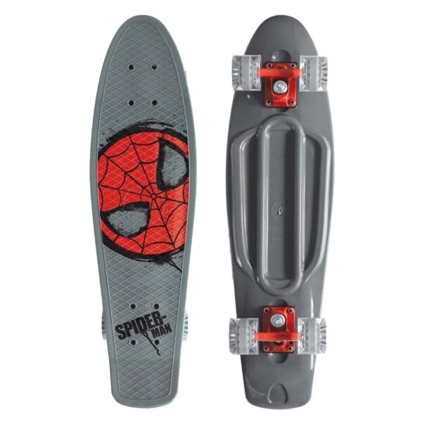 Disney SPIDERMAN Skateboard, Grau, Größe Os
