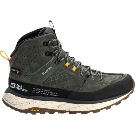 Jack Wolfskin TERRAQUEST TEXAPORE MID M - Pánska treková obuv