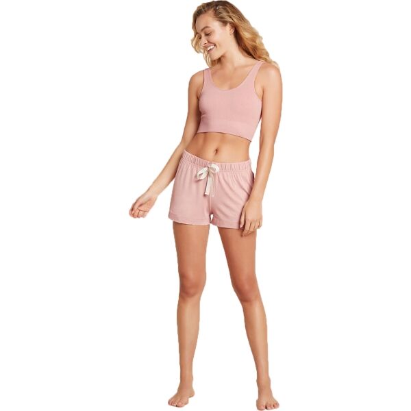 BOODY GOODNIGHT SLEEP SHORTS Дамски панталони - пижама, розово, Veľkosť XS