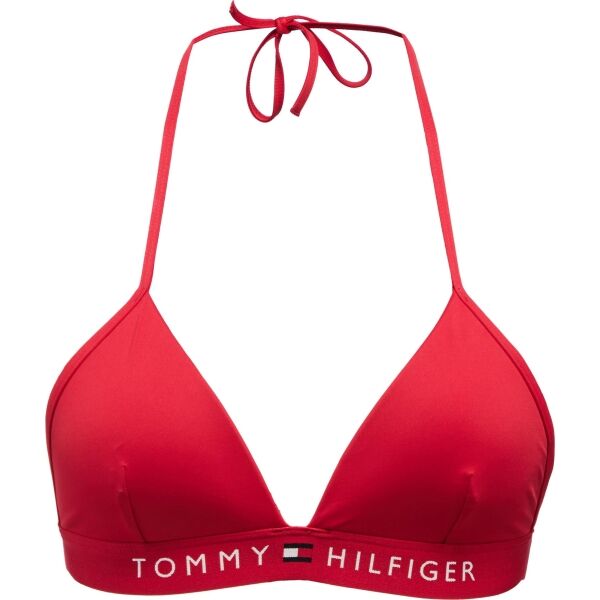 Tommy Hilfiger TH ORIGINAL-TRIANGLE FIXED FOAM Дамски бански - независима горна част, червено, размер