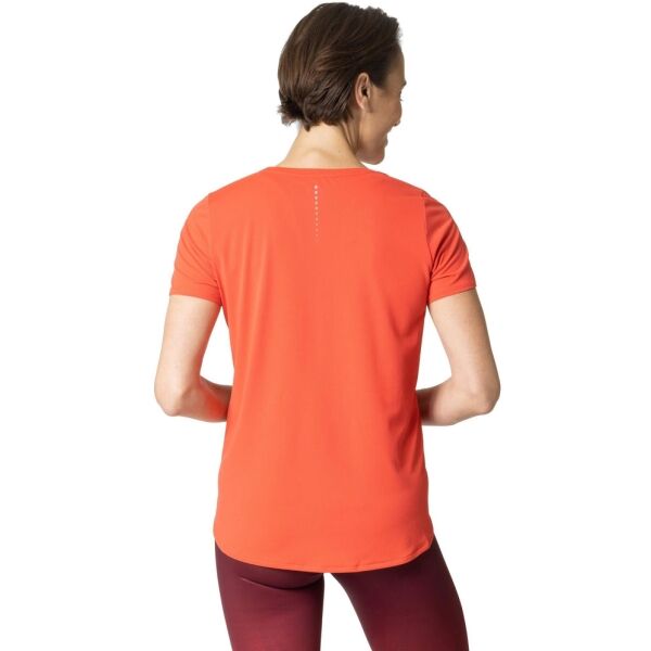 Odlo W CREW NECK S/S ZEROWEIGHT CHILL-TEC Damen Sportshirt, Orange, Größe XL