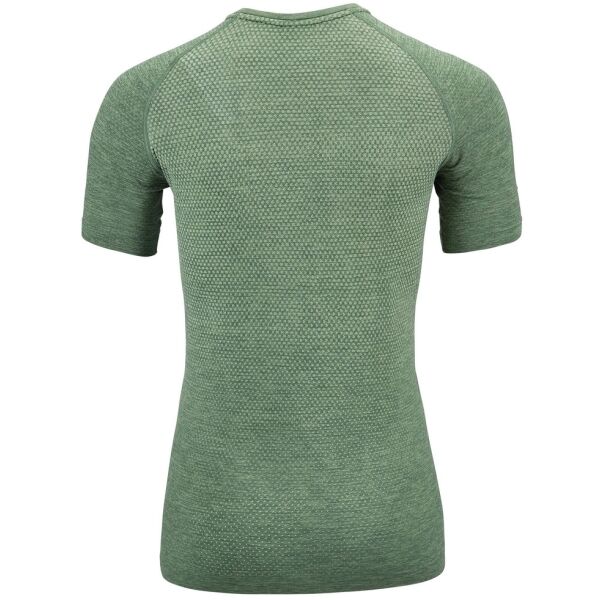 Odlo W CREW NECK S/S ESSENTIAL SEAMLESS Дамската тениска за бягане, зелено, Veľkosť L