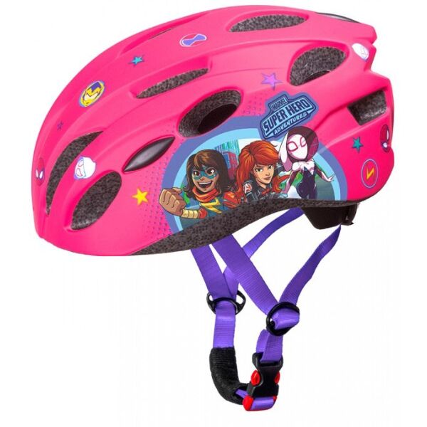 Disney BOSSZÚÁLLÓK Gyerek kerékpáros sisak, rózsaszín, méret (52 - 56)