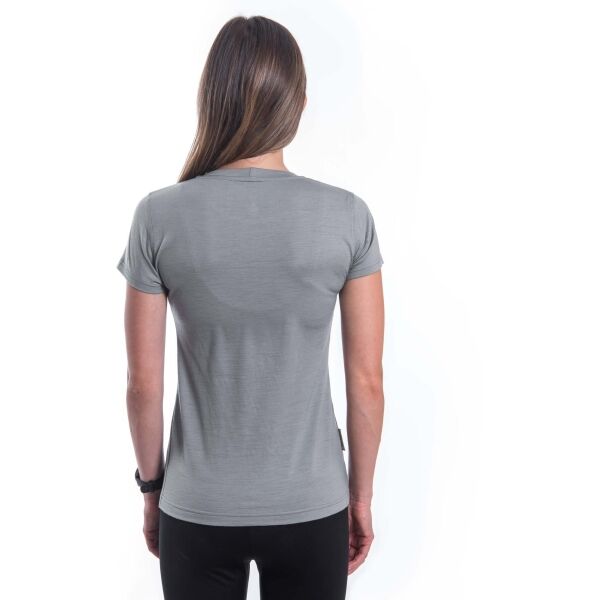 Sensor MERINO ACTIVE FOX Дамска функционална тениска, сиво, Veľkosť L