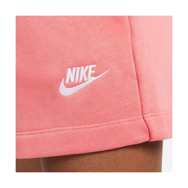 Nike NSW CLUB FLC MR SHORT Dámske šortky, Lososová, Veľkosť M