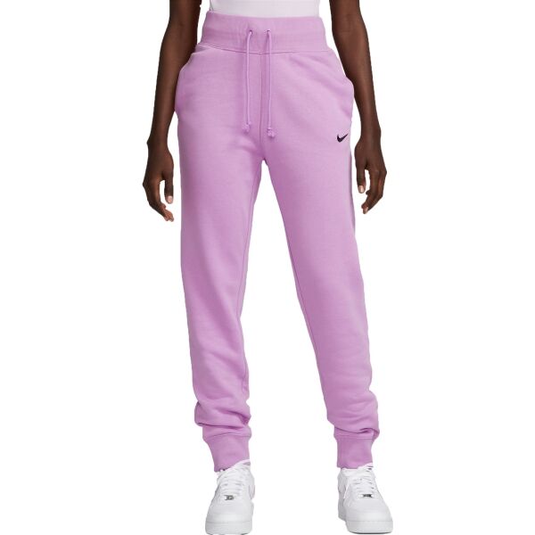 Nike NSW FLC HR PANT MS Дамски спортен панталон, лилаво, размер