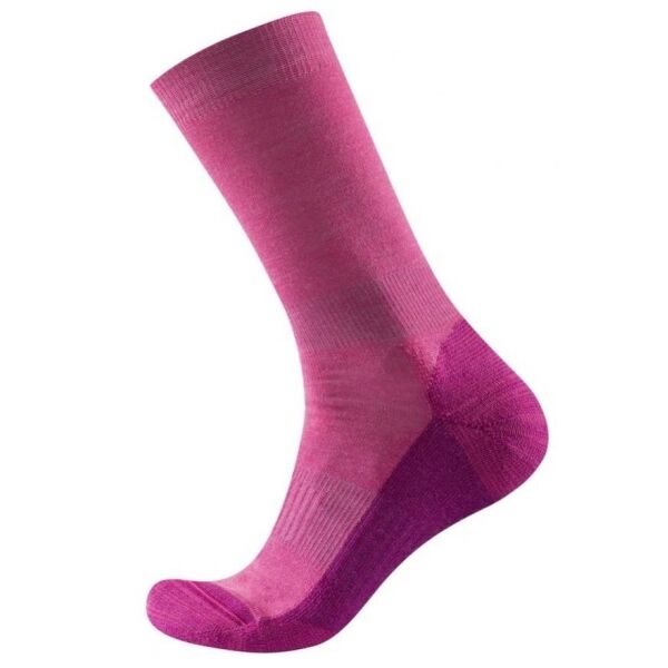 Devold MULTI MERINO MEDIUM SOCK Női zokni, rózsaszín, méret 35-37