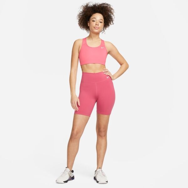 Nike MED NON PAD BRA Дамско спортно бюстие, розово, Veľkosť S