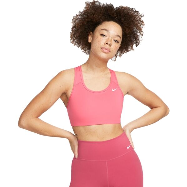 Nike MED NON PAD BRA Дамско спортно бюстие, розово, Veľkosť S