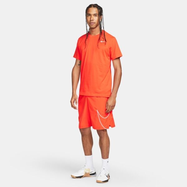 Nike DRY TEE DFC CREW SOLID M Мъжка тениска за трениране, оранжево, Veľkosť XXL