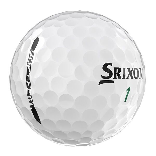 SRIXON SOFT FEEL 12 Pcs Golflabda, Fehér, Veľkosť Os