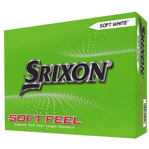 SRIXON SOFT FEEL 12 Pcs Golflabda, Fehér, Veľkosť Os