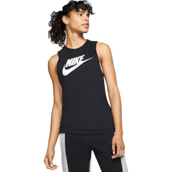 Nike SPORTSWEAR Дамски потник, черно, Veľkosť M