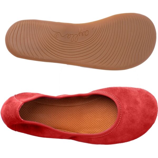 AYLLA BALLERINAS Дамски Barefoot обувки, червено, Veľkosť 38