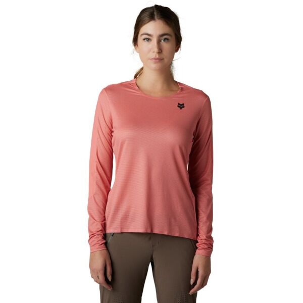 Fox FLEXAIR ASCENT LS W Дамска блуза за колоездене, розово, Veľkosť M