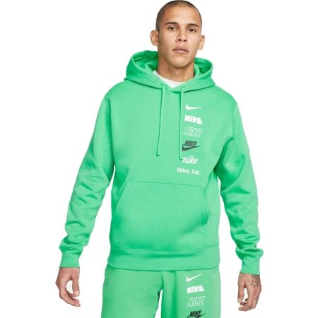 Nike CLUB+ BB PO HOODIE MLOGO - Férfi pulóver