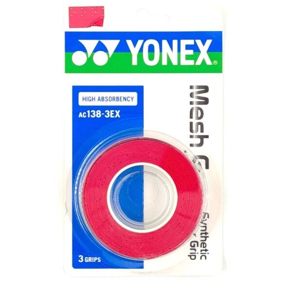 Yonex MESH GRAP Schlägertape, Rot, Größe Os