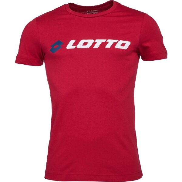 Lotto MSC TEE II LOGO Pánske Tričko, červená, Veľkosť M