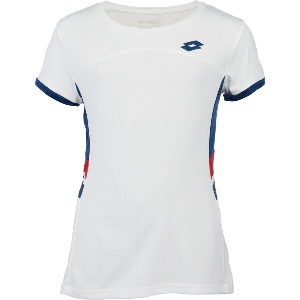 Lotto SQUADRA G III  TEE Спортна тениска за момичета, бяло, Veľkosť S