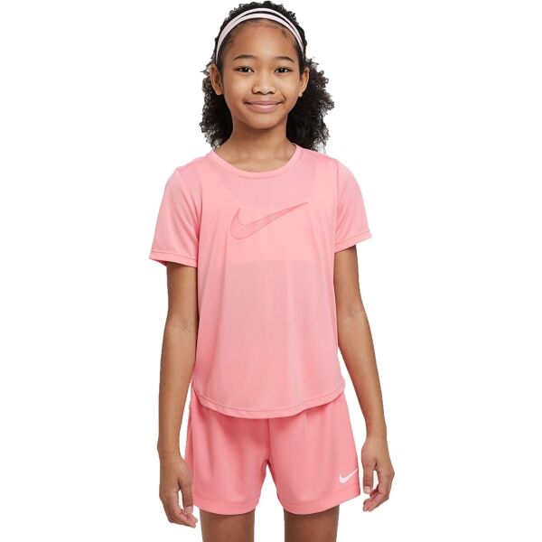 Nike DF ONE SS TOP GX G Lány póló, rózsaszín, méret S