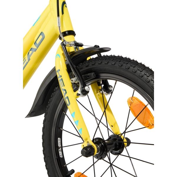 Head ALFI 16" Detský Bicykel, žltá, Veľkosť Os