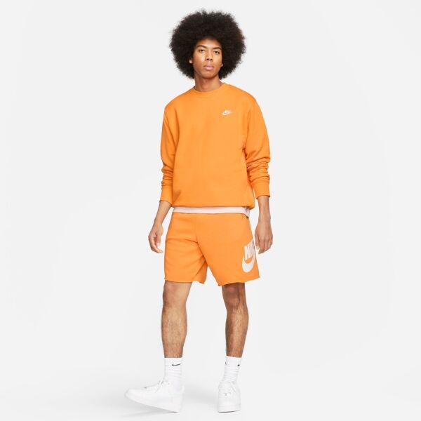 Nike CLUB ALUMNI HBR FT SHORT Herrenshorts, Orange, Größe L