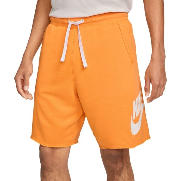 Nike CLUB ALUMNI HBR FT SHORT Мъжки шорти, оранжево, Veľkosť L