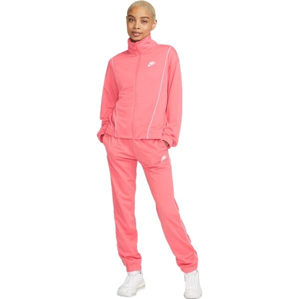 Nike NSW ESSNTL PQE TRK SUIT W Női melegítő szett, rózsaszín, méret L
