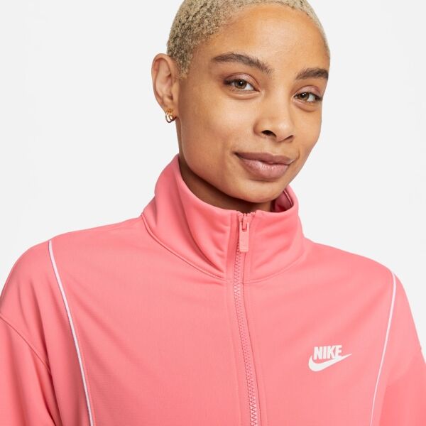 Nike NSW ESSNTL PQE TRK SUIT W Дамски спортен екип, розово, Veľkosť XS