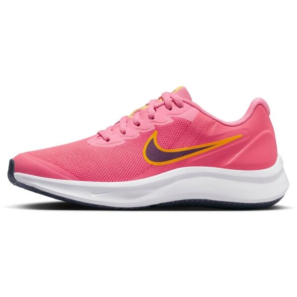Nike STAR RUNNER 3 GS Детски спортни обувки, розово, Veľkosť 39