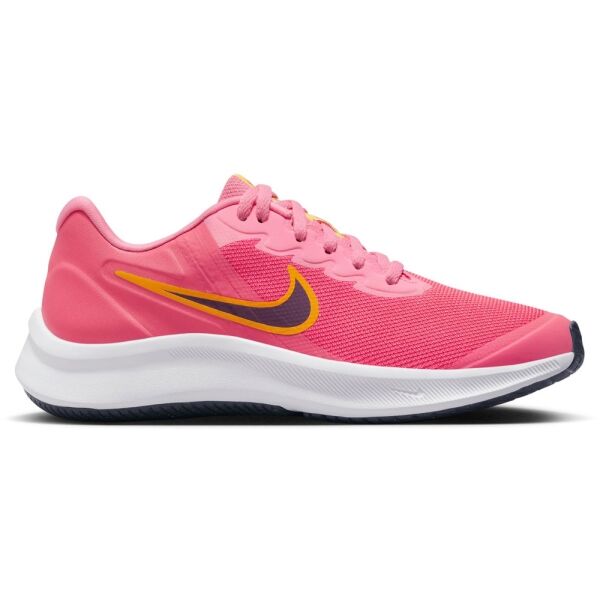 Nike STAR RUNNER 3 GS Детски спортни обувки, розово, Veľkosť 39