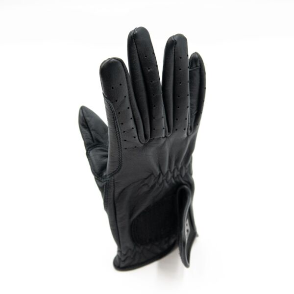PROGRESS JAWA GLOVE Motorrad Handschuhe, Schwarz, Größe S