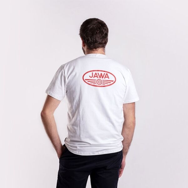 PROGRESS JAWA FAN T-SHIRT Herren-T-Shirt, Weiß, Größe XL