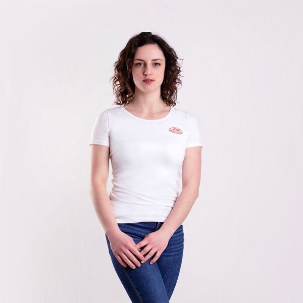 PROGRESS JAWA FAN T-SHIRT Damenshirt, Weiß, Größe L