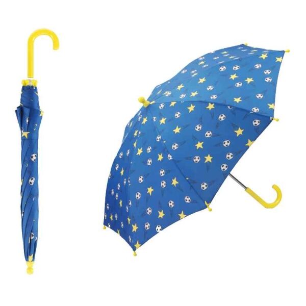 HAPPY RAIN FOTBAL Jungen Regenschirm, Blau, Größe Os