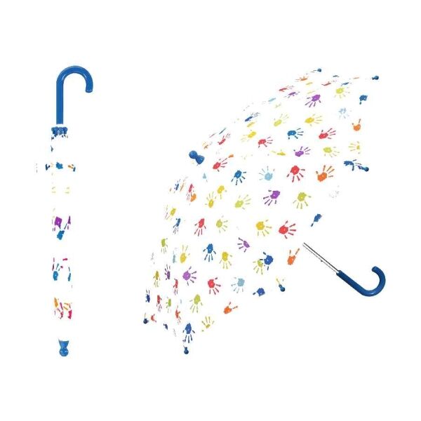 HAPPY RAIN HANDS Mädchen Regenschirm, Farbmix, Größe Os