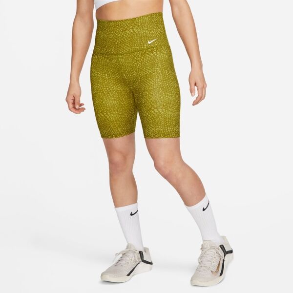 Nike ONE HR 7IN SHORT AOP Дамски шорти, жълто, Veľkosť L