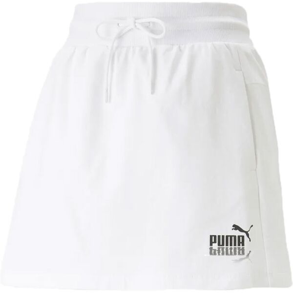 Puma SUMMER SPLASH SWEAT SKIRT 5 Дамска пола, бяло, размер