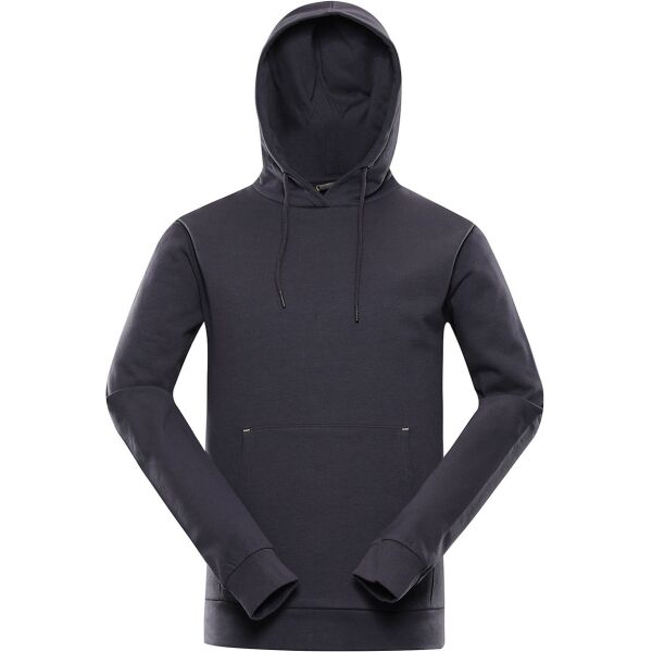 NAX LIMEN Férfi pulóver, sötétszürke, méret XL
