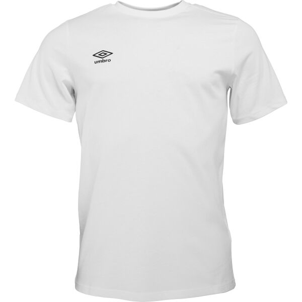 Umbro FW SMALL LOGO TEE Мъжка тениска, бяло, Veľkosť XL