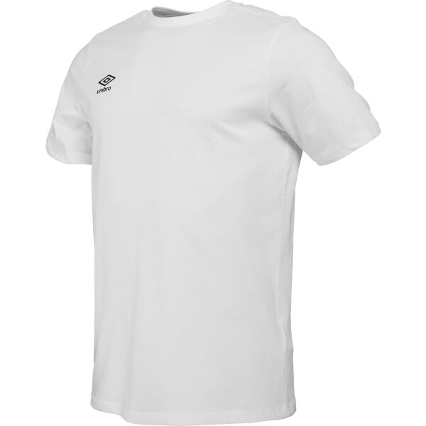 Umbro FW SMALL LOGO TEE Мъжка тениска, бяло, Veľkosť XL