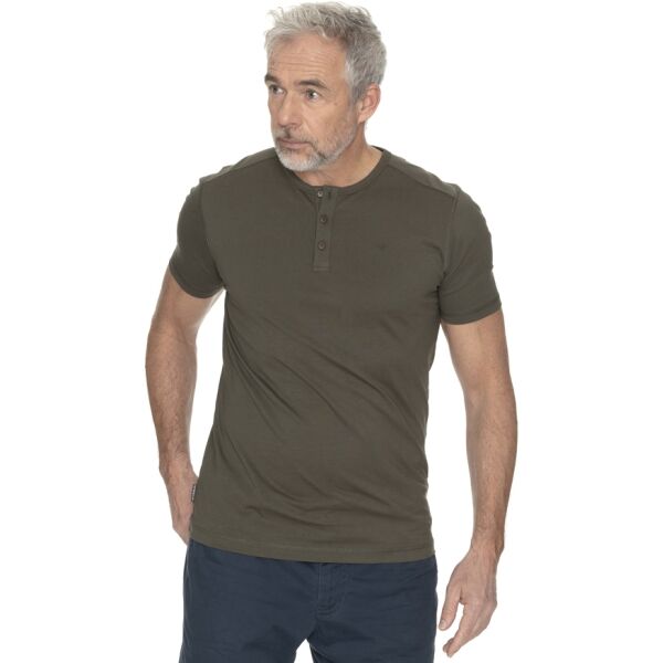 BUSHMAN CONROY Férfi póló, khaki, méret XL