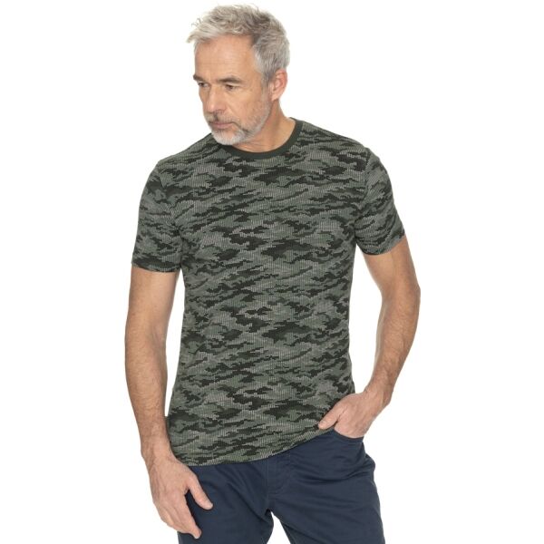 BUSHMAN EXTON Мъжка тениска, Khaki, Veľkosť XL