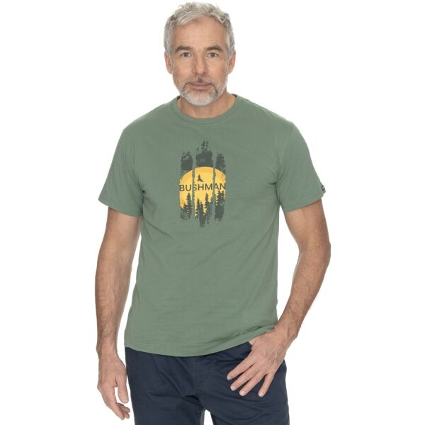 BUSHMAN BRAZIL Herrenshirt, Hellgrün, Größe L