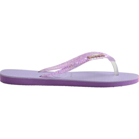 HAVAIANAS SLIM GLITTER FLOURISH - Șlapi pentru femei