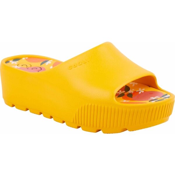 Coqui PAM Дамски чехли, жълто, размер