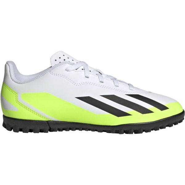 adidas X CRAZYFAST.4 TF J Gyerek turf futballcipő, fehér, méret 35